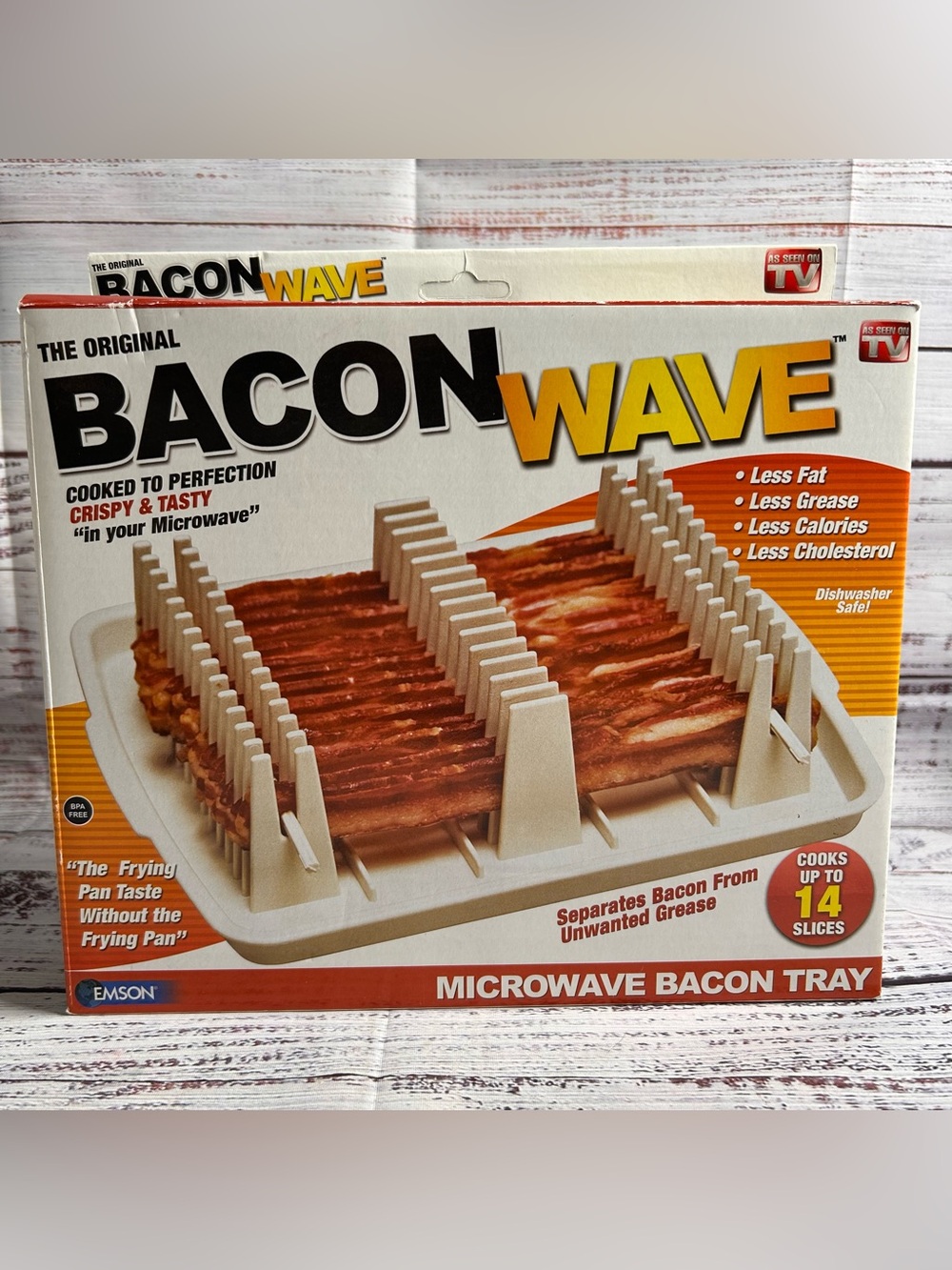The Original Bacon Wave Microwave Bacon Tray As Seen on TV Brand - Brand New